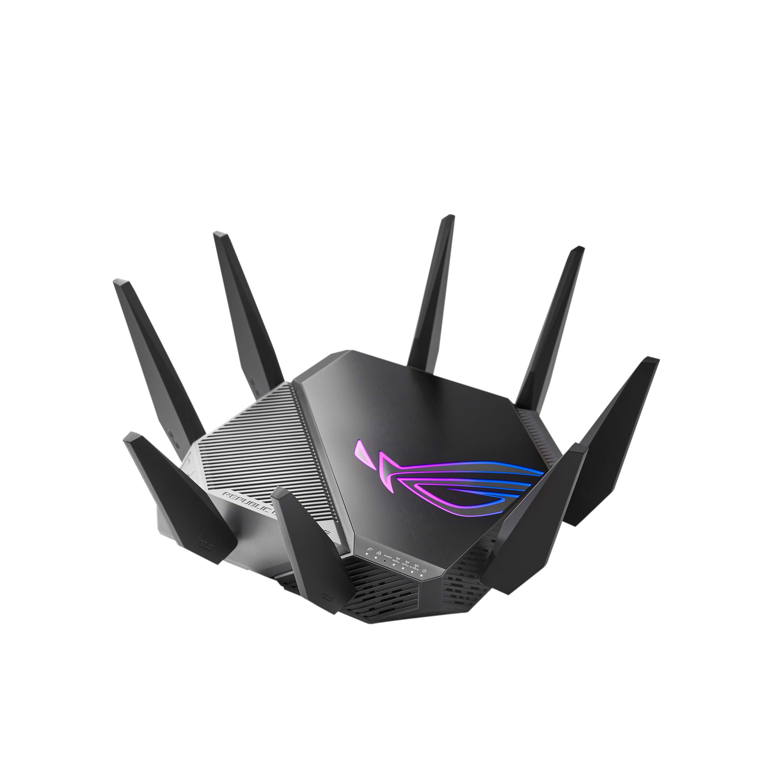 ASUS ROG Rapture GT-AXE11000 Tri-band WiFi 6E Extendable Gaming Router, 6GHz Band, 2.5G Port, Triple-level Game Acceleration, VPN Fusion, Subscription-free Network Security, AiMesh Compatible