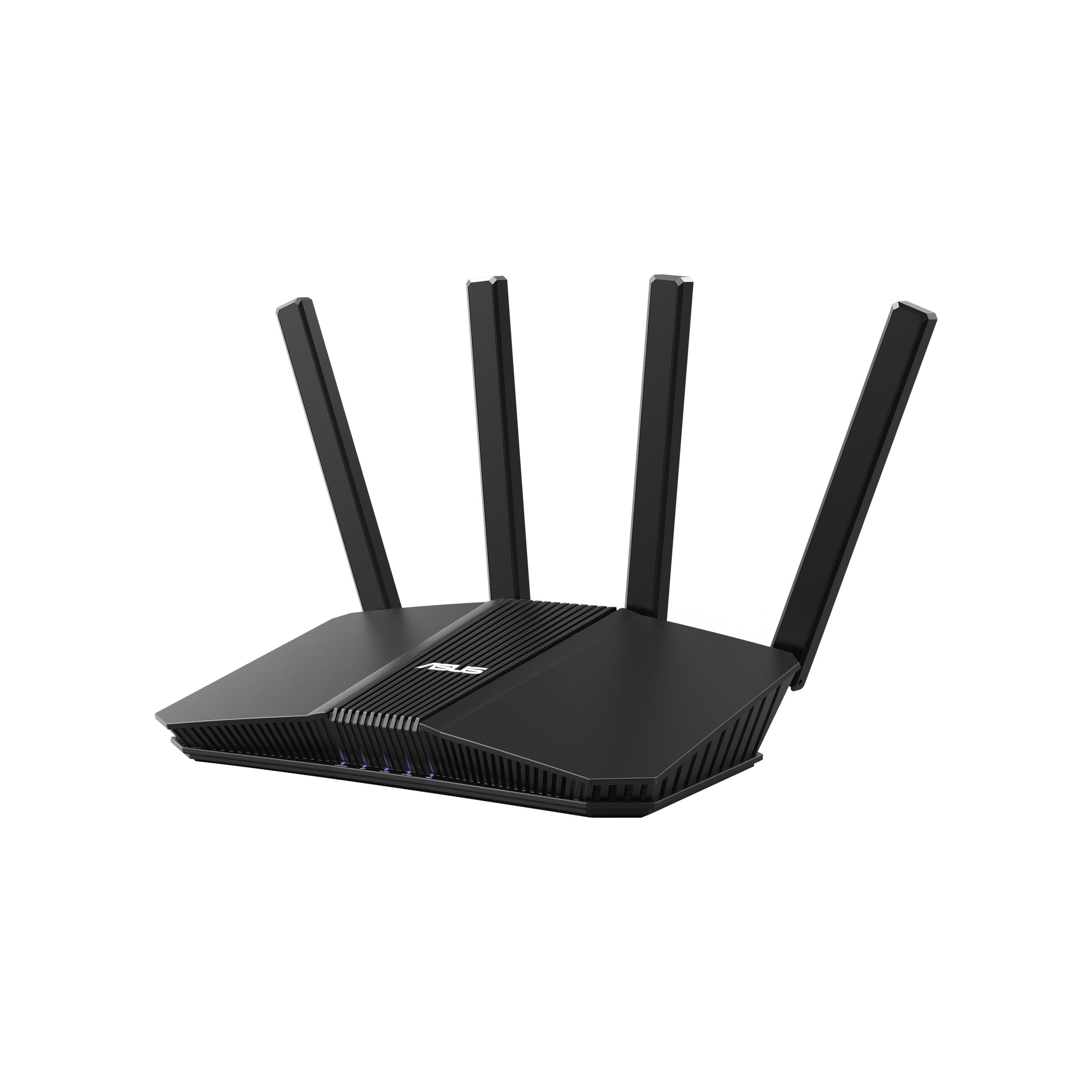 ASUS RT-BE58U WiFi 7 BE3600 AiMesh Extendable Router, 4K-QAM, MLO, AI Detection 2.5G Port, Four 1G Ports, Commercial-Grade Network Security, Parental Control, IoT Network, Kid’s Network, VPN Network
