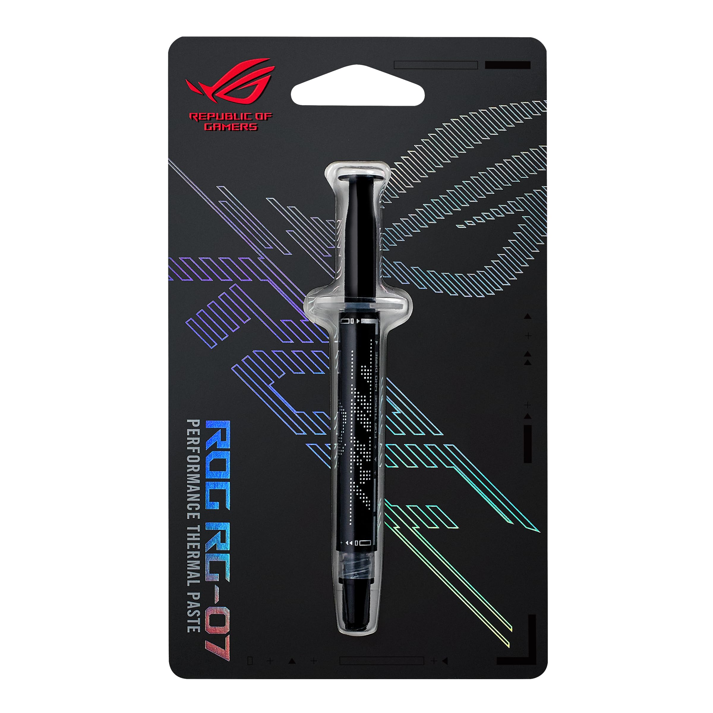 ASUS ROG RG-07 Performance Thermal Paste - 3 Grams, 2.5 W/m.k Rated Thermal Absorption Paste for All Processors and Graphics Cards