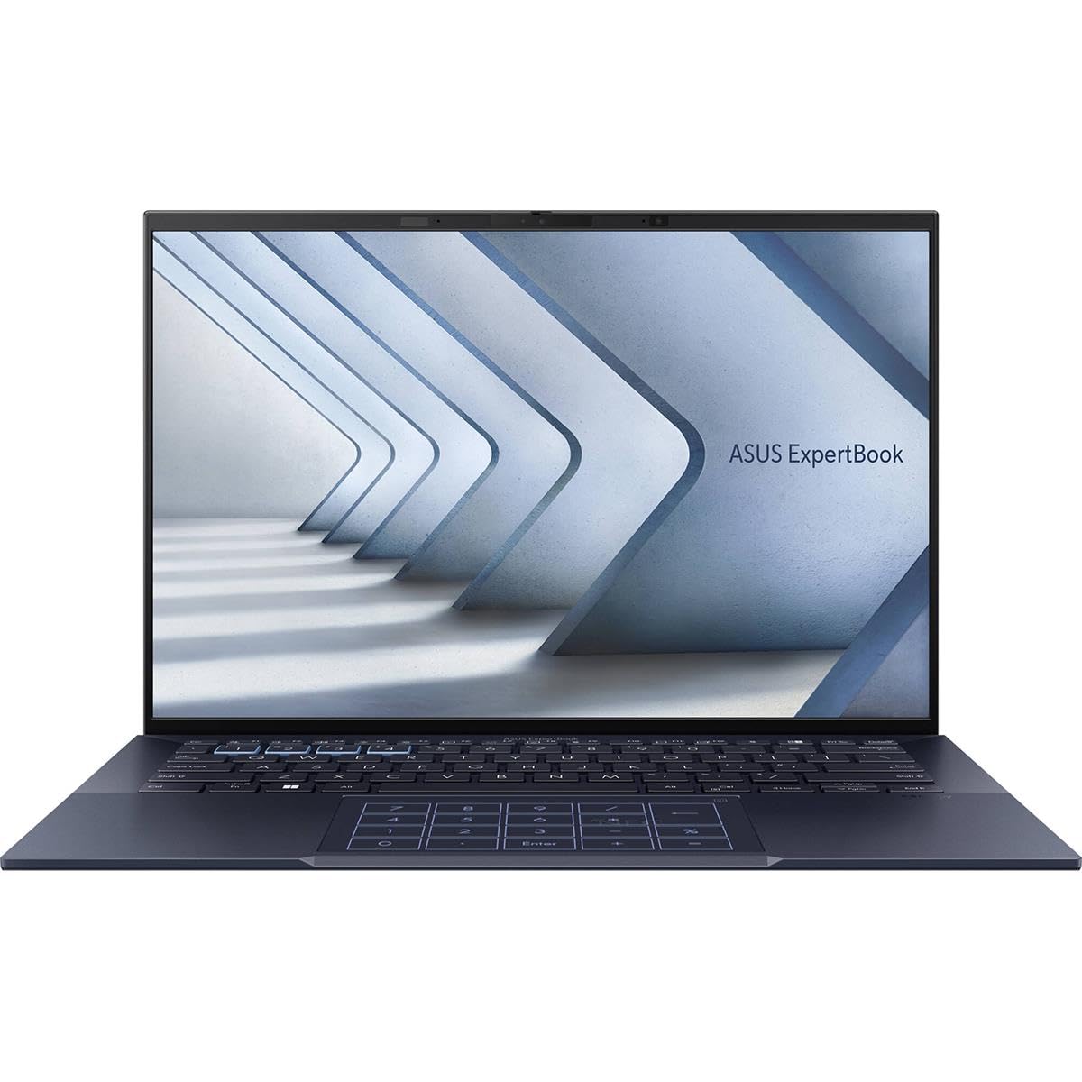 ASUS ExpertBook B9 OLED Ultralight Business Laptop, 14” 16:10 OLED Display, Intel vPro® Essentials with Intel® Core™ i7-1355U Processor, 2TB SSD, 32GB RAM, Win 11 Pro, All-Day Battery Life, Star Black