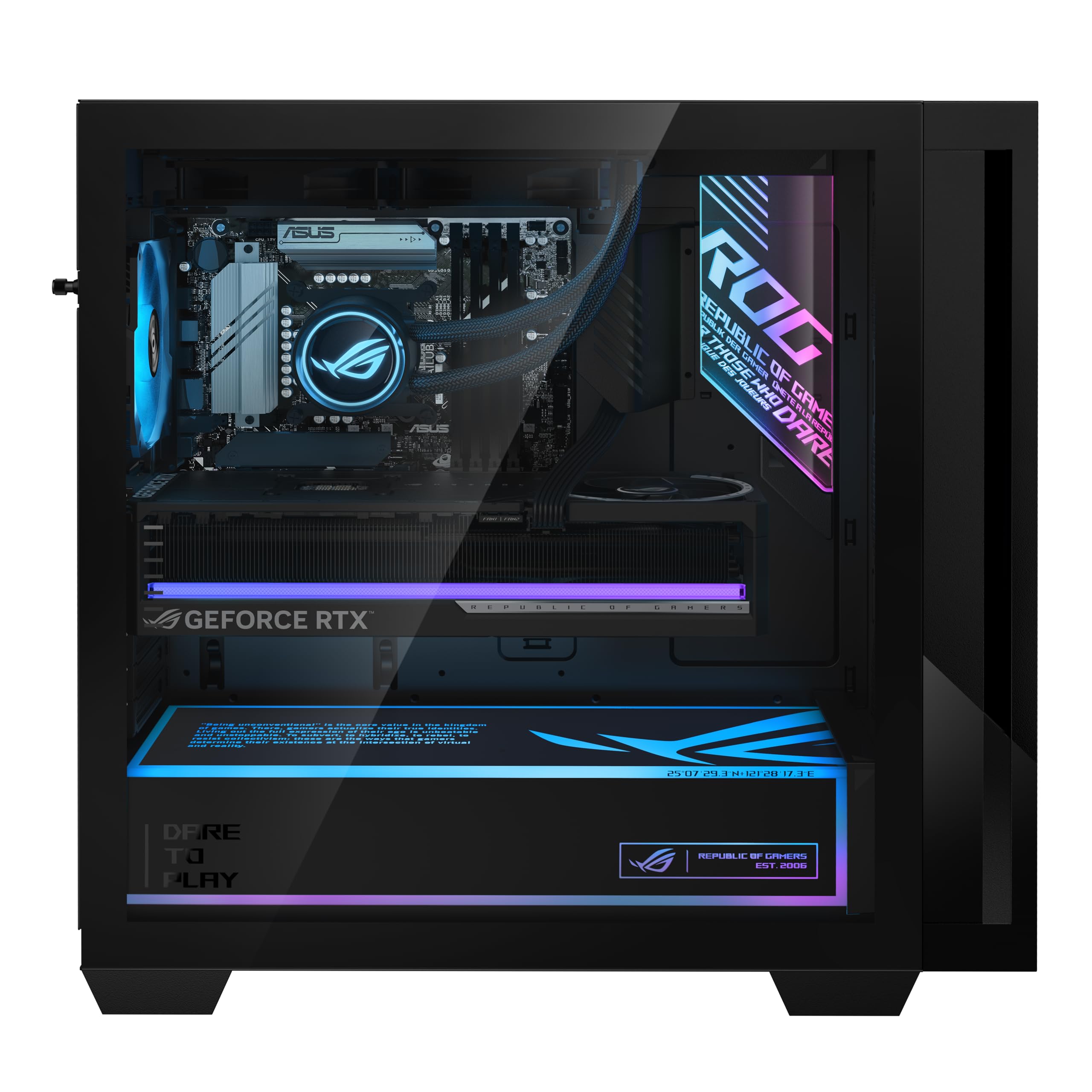 Asus ROG G700 Gaming Desktop Computer Intel Core Ultra 9 285K 64 RAM 2TB SSD NVIDIA GeForce RTX 5090 Black